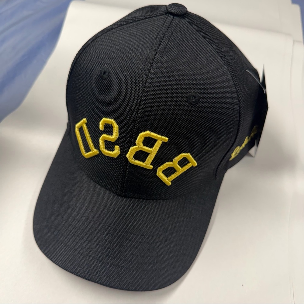 Invicta BBSD Baseball Hat/Cap Black & Yellow Adjustable